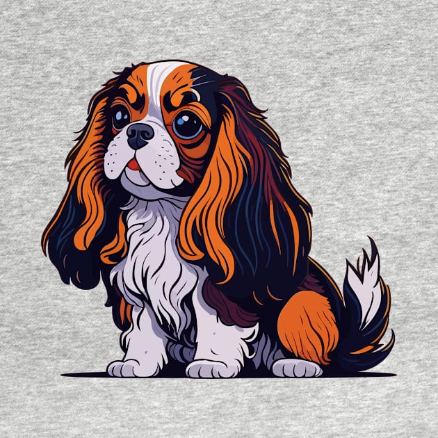 Cavalier King Charles Spaniel Portrait by SpriteGuy95